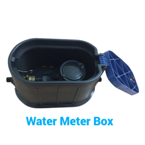 Image of a water meter box, an essential housing unit designed to protect and conceal water meter installations, ensuring durability and security