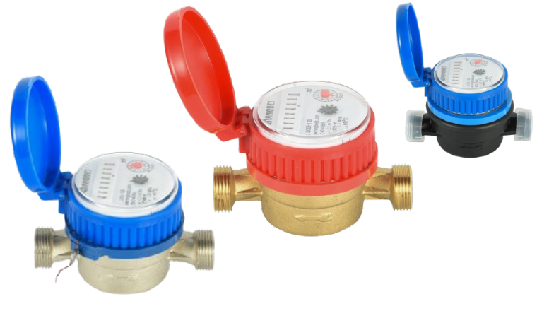 Multi-jet water meter with brass cover, a durable and efficient solution for precise water measurement in Vietnam, Iran, Indonesia, Brazil, Peru, Colombia, Mexico, and Chile.